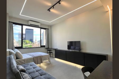 Sala de kitnet/studio para alugar com 1 quarto, 32m² em Centro, Rio de Janeiro
