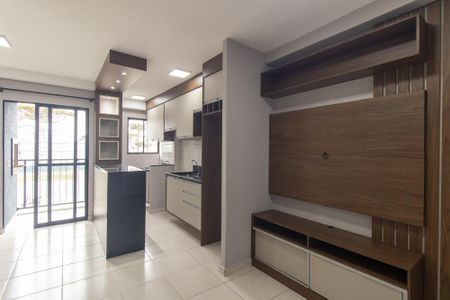 Sala de apartamento para alugar com 2 quartos, 49m² em Vargem Grande, Pinhais