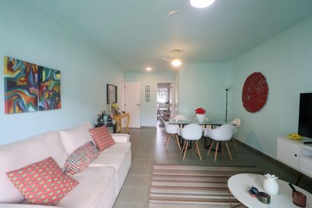 Sala de apartamento para alugar com 2 quartos, 100m² em Vila Luis Antonio, Guarujá