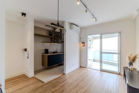 Sala de apartamento para alugar com 1 quarto, 45m² em Santa Ifigênia, São Paulo