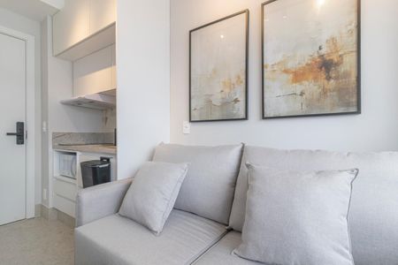 Sala de apartamento para alugar com 1 quarto, 25m² em Vila Nova Conceição, São Paulo