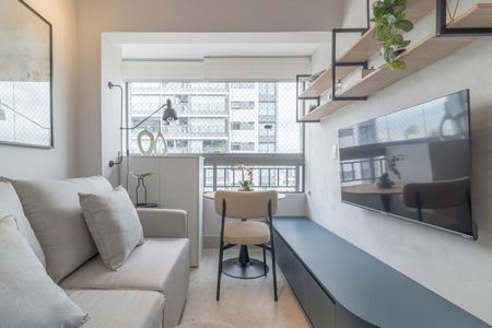 Apartamento para alugar com 25m², 1 quarto e sem vagaSala
