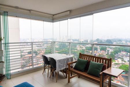 Sacada da Sala de apartamento para alugar com 2 quartos, 61m² em Jardim Prudência, São Paulo