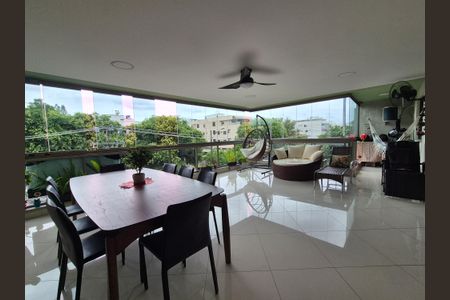 Varanda  de apartamento à venda com 4 quartos, 189m² em Recreio dos Bandeirantes, Rio de Janeiro