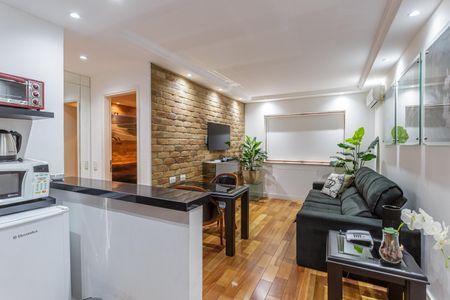 Sala de apartamento para alugar com 1 quarto, 50m² em Itaim Bibi, São Paulo