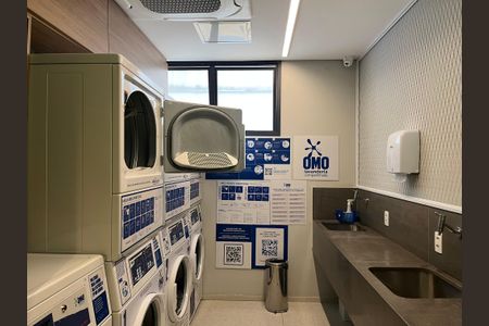 Studio para alugar com 30m², 1 quarto e 1 vagaLavanderia