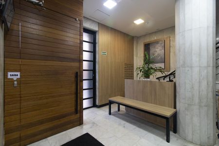 Apartamento à venda com 34m², 1 quarto e sem vaga Apartamento à venda com 34m², 1 quarto e sem vagaHall social