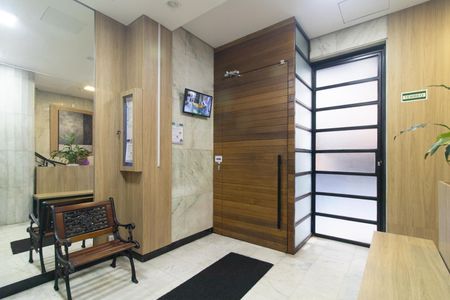 Apartamento à venda com 34m², 1 quarto e sem vaga Apartamento à venda com 34m², 1 quarto e sem vagaHall social