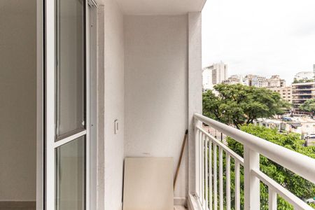 Varanda da Sala de apartamento para alugar com 2 quartos, 36m² em República, São Paulo
