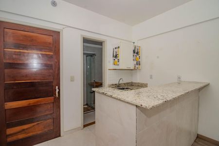 Cozinha de kitnet/studio para alugar com 1 quarto, 35m² em Petrópolis, Porto Alegre
