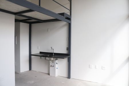 Studio à venda com 48m², 1 quarto e 1 vagaSala e Cozinha Integrada