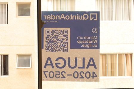 Apartamento para alugar com 42m², 2 quartos e sem vagaPlaca instalada na janela do imóvel (2ºandar) - Código da placa: YIXW-1182