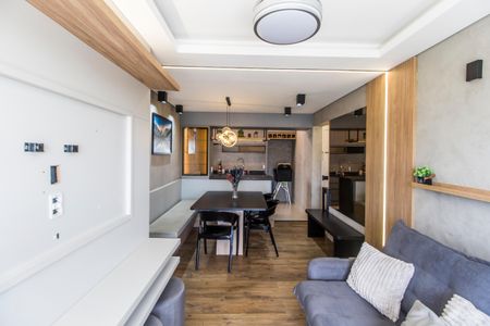 Sala  de apartamento para alugar com 2 quartos, 71m² em Centro, Barueri