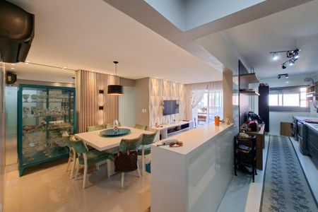 Sala de apartamento para alugar com 3 quartos, 119m² em Canto do Forte, Praia Grande