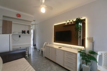 Sala de apartamento para alugar com 1 quarto, 12m² em Centro, Guarujá