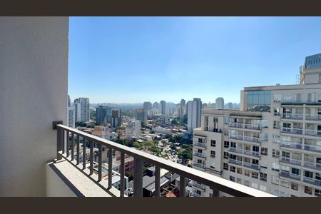 Studio para alugar com 27m², 1 quarto e sem vaga Studio para alugar com 27m², 1 quarto e sem vagaVaranda