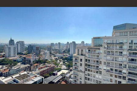 Studio para alugar com 27m², 1 quarto e sem vaga Studio para alugar com 27m², 1 quarto e sem vagaVista da Varanda