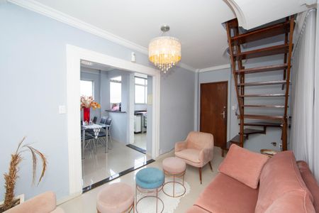 SALA de apartamento à venda com 3 quartos, 137m² em Jardim America, Belo Horizonte