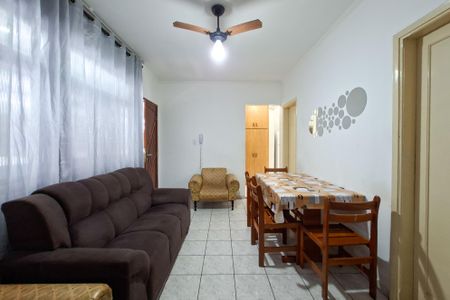 Sala de apartamento para alugar com 2 quartos, 64m² em Aviação, Praia Grande
