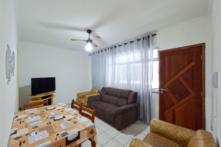 Sala de apartamento para alugar com 2 quartos, 64m² em Aviação, Praia Grande