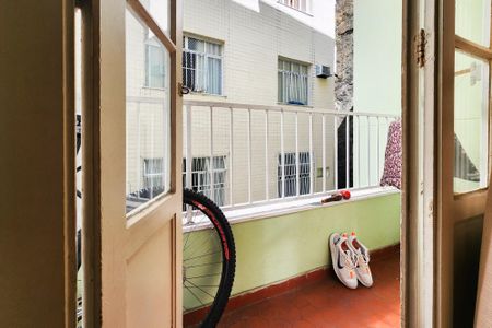 Varanda  de apartamento à venda com 3 quartos, 100m² em Rio Comprido, Rio de Janeiro