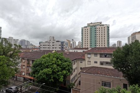 Vista da Sala de apartamento para alugar com 2 quartos, 87m² em Embaré, Santos