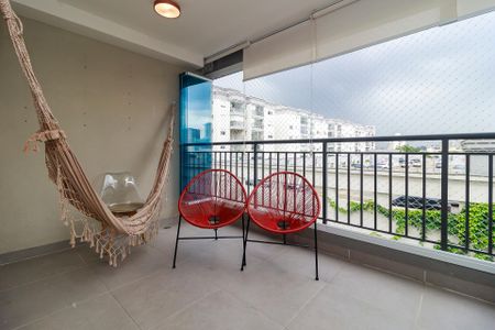 Sala - Varanda de apartamento à venda com 3 quartos, 83m² em Santo Amaro, São Paulo