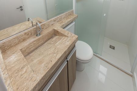 Banheiro de apartamento para alugar com 2 quartos, 45m² em Jardim Morumbi (nova Veneza), Sumaré