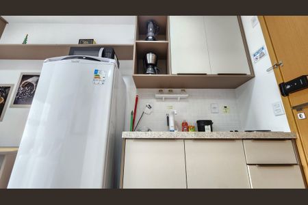 Cozinha  de kitnet/studio para alugar com 1 quarto, 16m² em Amaralina, Salvador
