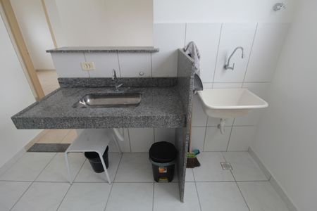 Apartamento à venda com 45m², 2 quartos e 1 vagaCozinha e Área de Serviço