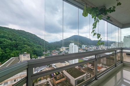 varanda de apartamento para alugar com 3 quartos, 135m² em Centro, Guarujá