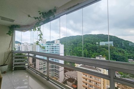 varanda  de apartamento para alugar com 3 quartos, 135m² em Centro, Guarujá