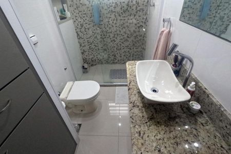 Corredor para os Quartos de apartamento para alugar com 2 quartos, 78m² em Boqueirão, Santos