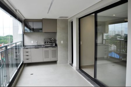 Apartamento para alugar com 87m², 3 quartos e 2 vagasDetalhe - Varanda da Sala e Sala de Jantar