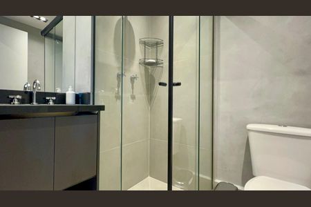 Banheiro de kitnet/studio à venda com 1 quarto, 21m² em Jardim Paulista, São Paulo