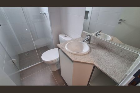 Banheiro Suíte 1 de apartamento para alugar com 2 quartos, 68m² em Barcelona, São Caetano do Sul