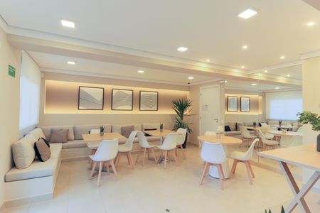 Apartamento para alugar com 27m², 1 quarto e sem vagaÁrea comum - Salão de festas