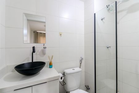 Apartamento para alugar com 27m², 1 quarto e sem vagaBanheiro da Suíte