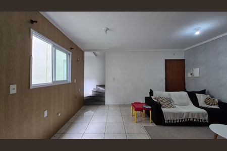 Sala de apartamento à venda com 2 quartos, 100m² em Vila Guarará, Santo André