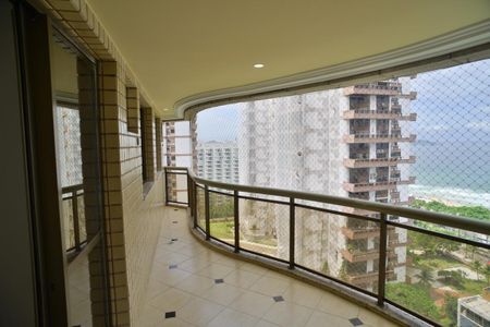 Varanda de apartamento para alugar com 3 quartos, 115m² em Barra da Tijuca, Rio de Janeiro
