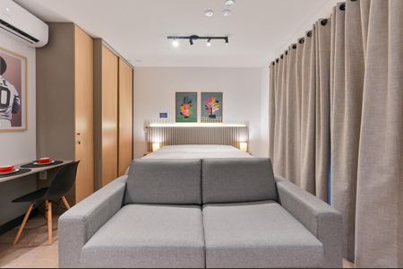 Sala de apartamento para alugar com 1 quarto, 31m² em Perdizes, São Paulo