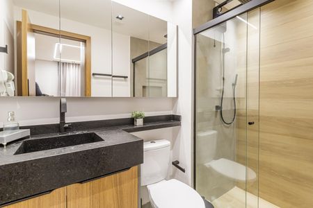 Studio à venda com 27m², 1 quarto e sem vagaBanheiro