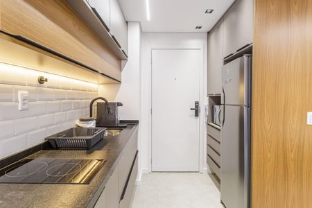 Studio à venda com 27m², 1 quarto e sem vagaCozinha