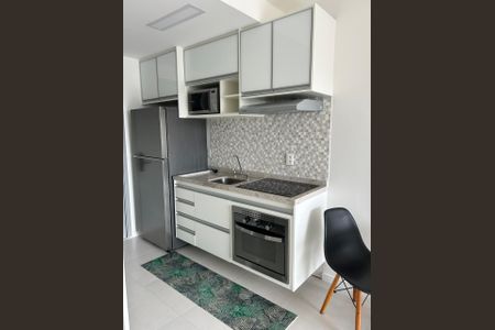 Cozinha de apartamento para alugar com 1 quarto, 26m² em Vila Clementino, São Paulo