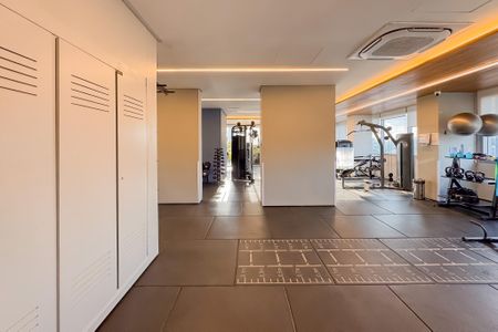 Studio para alugar com 36m², 1 quarto e sem vaga Studio para alugar com 36m², 1 quarto e sem vagaAcademia