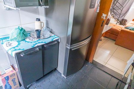 Cozinha de casa de condomínio à venda com 2 quartos, 70m² em São Benedito, Belo Horizonte