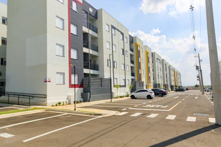 Fachada do bloco de apartamento para alugar com 2 quartos, 51m² em Jardins do Império, Indaiatuba