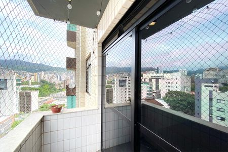Varanda da Sala de apartamento para alugar com 1 quarto, 45m² em Cruzeiro, Belo Horizonte