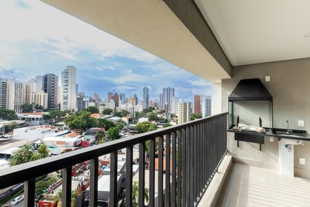 Apartamento à venda com 139m², 3 quartos e 2 vagasChurrasqueira/Vista da Sala