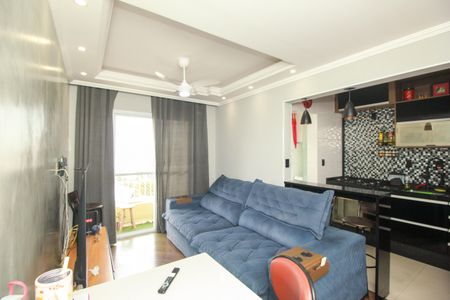 Sala de apartamento para alugar com 2 quartos, 54m² em Vila Príncipe de Gales, Santo André